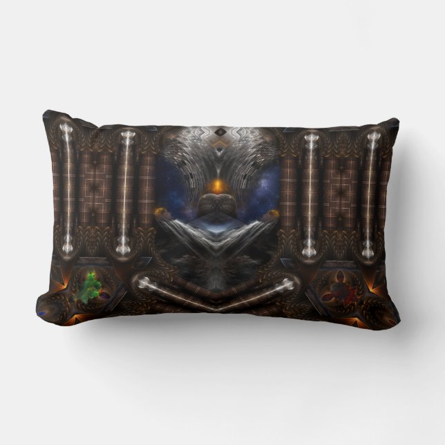 Coussin Rectangle Steampunk Visions (Recto)
