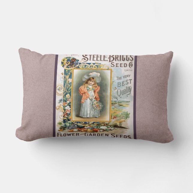 Coussin Rectangle Steele Briggs (Recto)