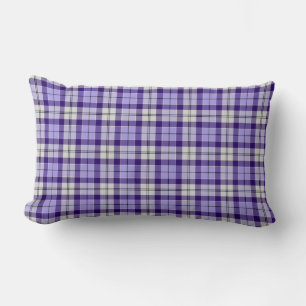 Coussin Rectangle Strathclyde District Tartan violet Plaid