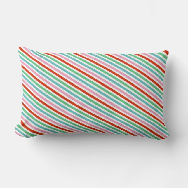 Coussin Rectangle Stripes | Colorful Cheerful Cute (Recto)