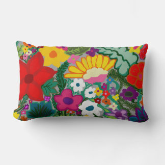 Coussin Rectangle style de peinture nature