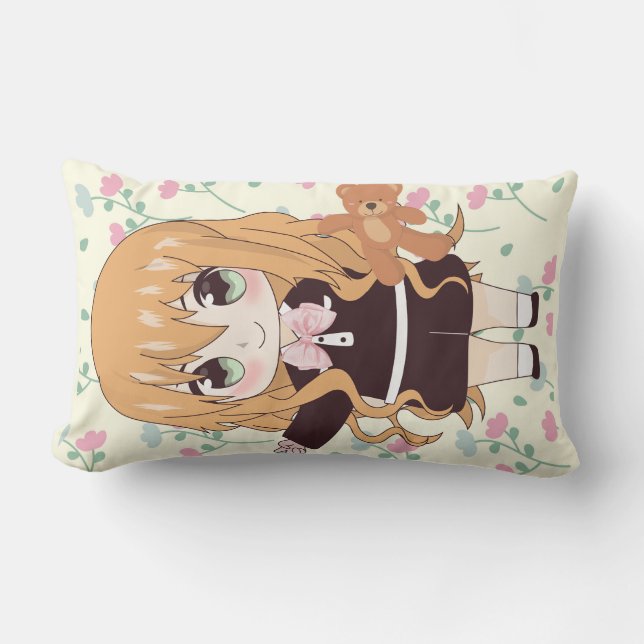 Coussin Rectangle style dessin animé (Recto)