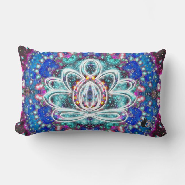 Coussin Rectangle Sublime Lotus Zen (Recto)