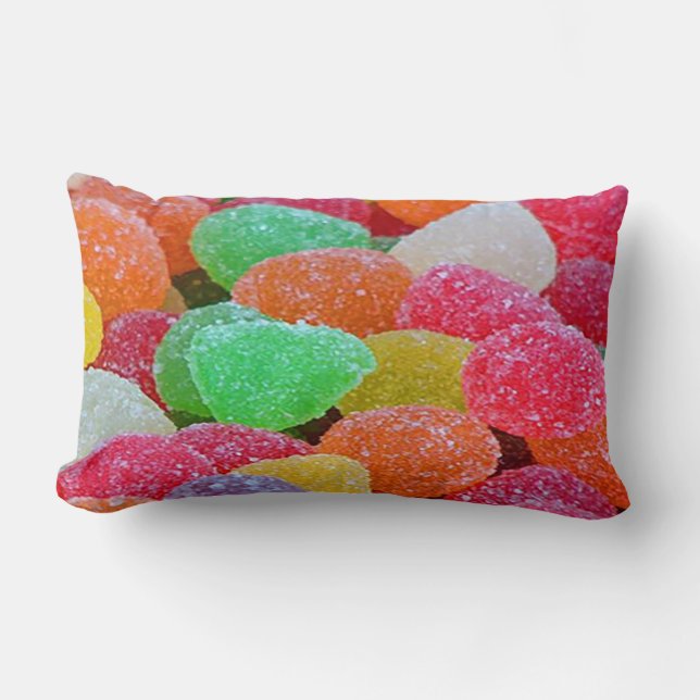Coussin Rectangle Sucrerie de sucre (Recto)