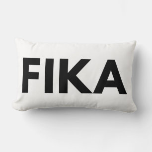Coussin Rectangle Suédois FIKA Bold Noir et blanc