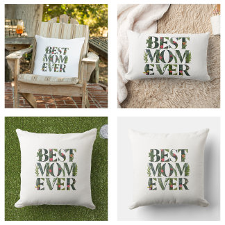 Coussin Rectangle Super Maman Moderne Incroyable Fleurs Et Plantes V