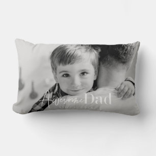 Coussin Rectangle Superbe Papa depuis 20XX Moderne Simple Photo Élég