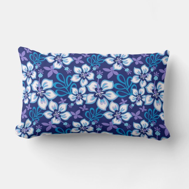 Coussin Rectangle Surf JUNGLE (COMBO BLEU) (Recto)