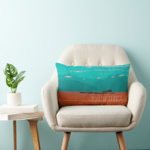 Coussin Rectangle Swartland Fields Mountains Voir Afrique du Sud ZA