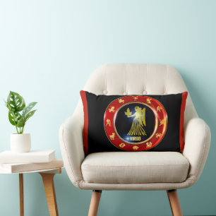 Coussin Rectangle SYMBOLE Zodiaque Virgo Astrologie