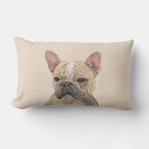 Coussin Rectangle Tableau Français Bulldog (Sable) - Joli Original D