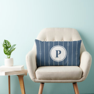 Coussin Rectangle Taie d'oreiller personnalisée avec noeud de corde