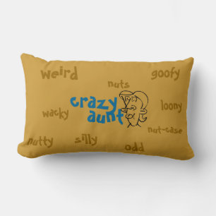 Coussin Rectangle Tante folle