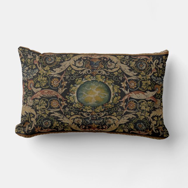Coussin Rectangle Tapis de savonnerie 1 (couleur complète) (Recto)