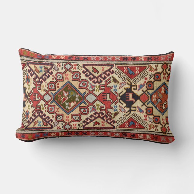 Coussin Rectangle Tapis turc #1 (Recto)
