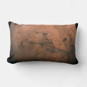 Coussin Rectangle Tapisserie de la planète Mars rouge dramatique P