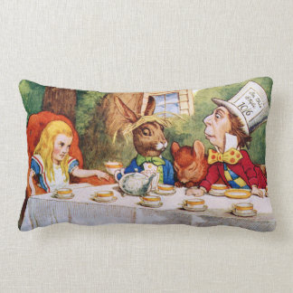 Coussin Rectangle Tea Party de Mad Hatter au pays des merveilles