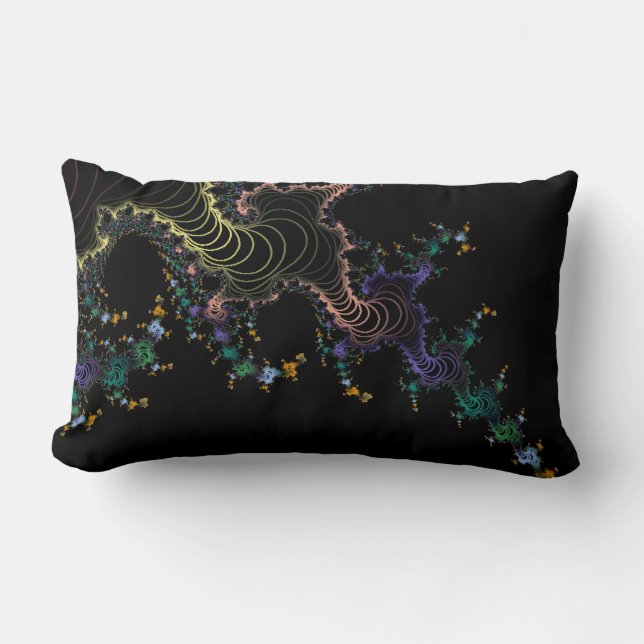 Coussin Rectangle Tempête cosmique des étoiles (Recto)