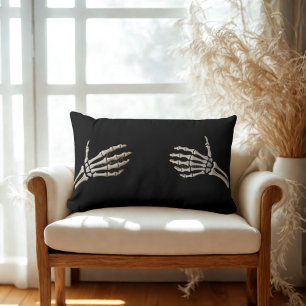 Coussin Rectangle Tenez-moi drôle Halloween squelette fête décorativ