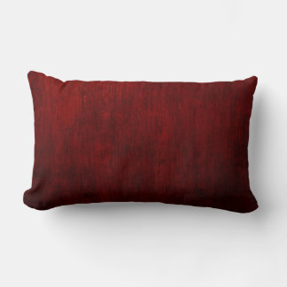 Coussin Rectangle textile floral rouge et noir