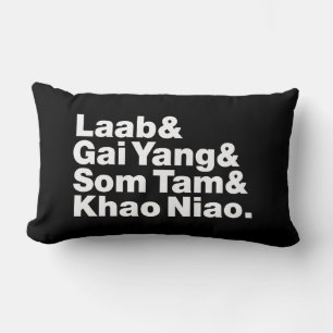 Coussin Rectangle Thai Isaan Street Food