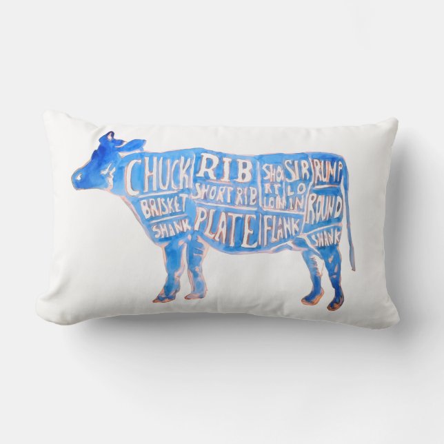 Coussin Rectangle The Cow (Recto)