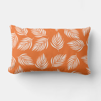 Coussin Rectangle Throw Pillow Bold Tropical Leaf Pattern 