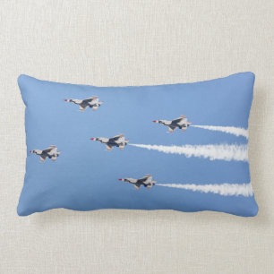 Coussin Rectangle Thunderbirds F-16 pilotant la formation de
