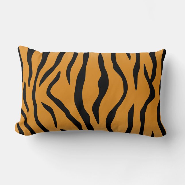 Coussin Rectangle Tiger stripes pattern (Recto)