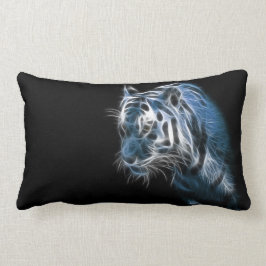 Coussin Rectangle Tigre blanc électrique