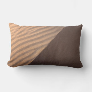 Coussin Rectangle Tissu à rayures blanches et noires