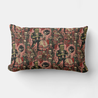 Coussin Rectangle Tissu de Frankenstein et de la mariée au mètre