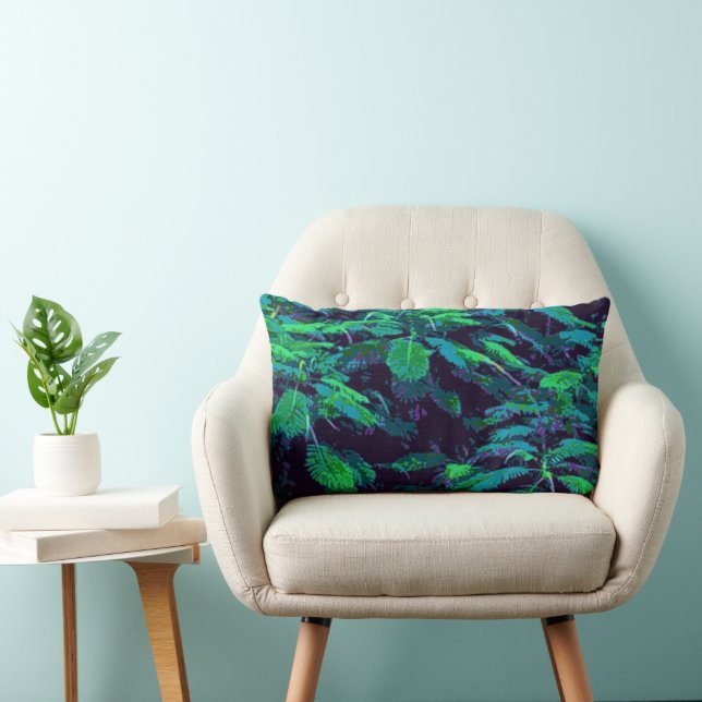 Coussin Rectangle Tissu Tropical (Chaise)