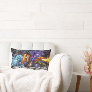Coussin Rectangle TOCOCLAWS Dragon à cinq têtes & Mashup Hypercar Né