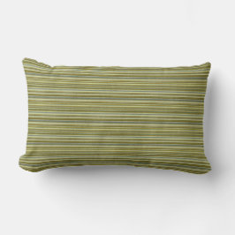 COUSSIN RECTANGLE TONS DE PINSTRIPES VERTS