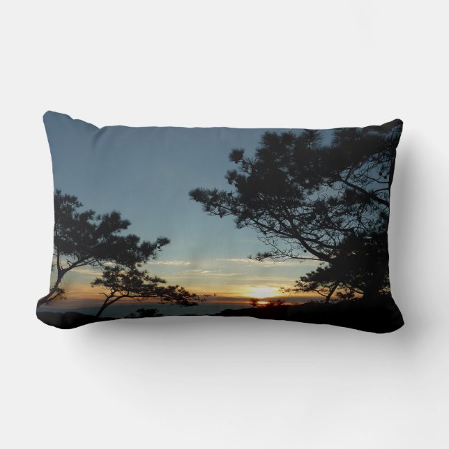 Coussin Rectangle Torrey Pine Sunset III Paysage californien (Recto)