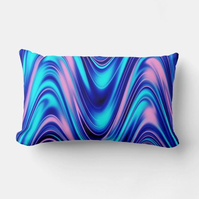 Coussin Rectangle Tourbillons de coucher de soleil... (Recto)
