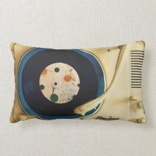 Coussin Rectangle Tourne-disque vintage