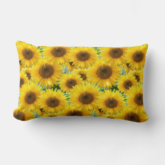 Coussin Rectangle Tournesols en fleurs