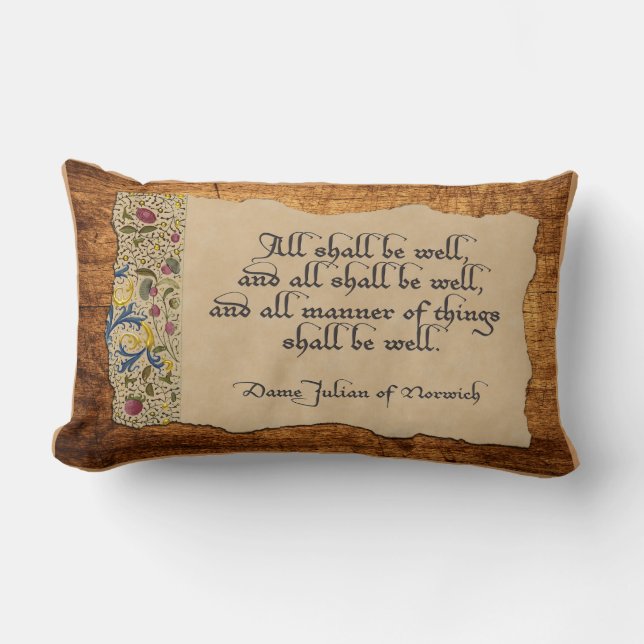Coussin Rectangle Tous seront bien (Recto)