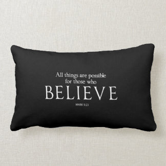 Coussin Rectangle Toutes les choses sont possibles à ceux qui