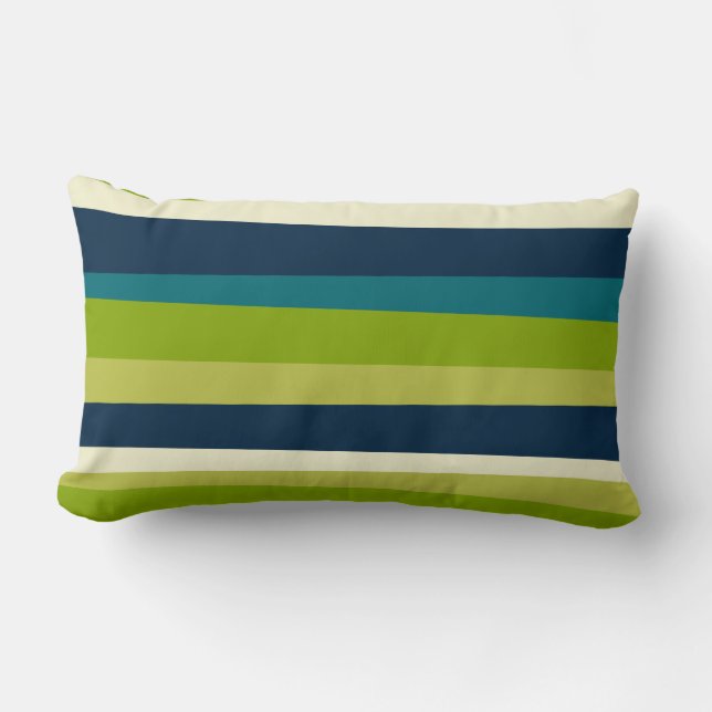 Coussin Rectangle Traces irrégulières 03 (horizontales) (Recto)