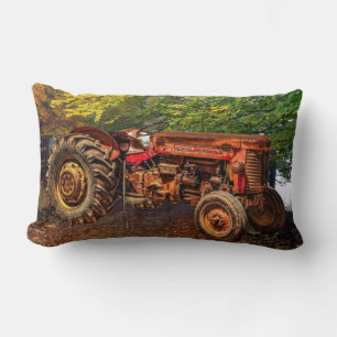 Coussin Rectangle Traceur de la ferme rouge