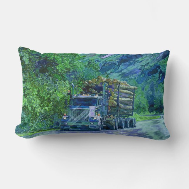 Coussin Rectangle Transport lourd de notation Gift2 de camion de (Recto)