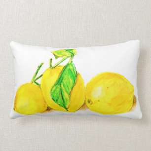 Coussin Rectangle trois citrons