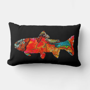 Coussin Rectangle Truitte de Roche de la Mousse