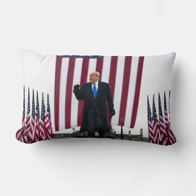 Coussin Rectangle Trump 2024 : Reprendre l'Amérique (Recto)