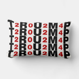 Coussin Rectangle Trump 2024 Rouge