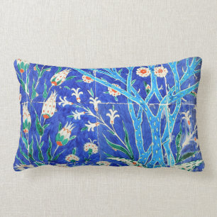Coussin Rectangle Tuiles florales turques