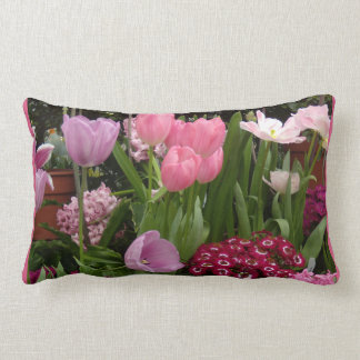 Coussin Rectangle Tulipes Daisies Hyacinths